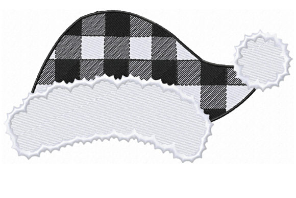 A Designer's Review of the Santa Black Plaid Hat Embroidery