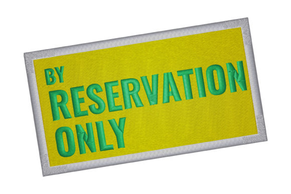 A Designer’s Review of the Reservation Sign Embroidery for Holiday Collections