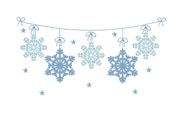 A Festive Embroidery Design for Stylish Holiday Projects