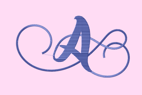 A Monogram Winter Embroidery Design for Meaningful Gifts