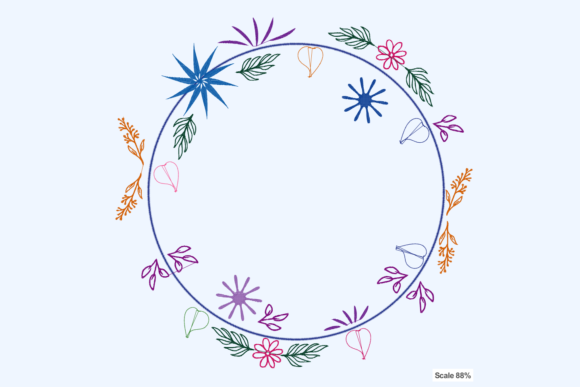 A Seasonal Embroidery Designer's Review of Winter Flower Wreath