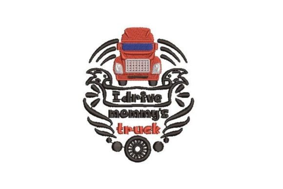 An Embroidery Designer's Review of I Drive Mommy s Truck