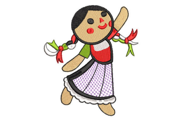 Child Doll with Dress: An Embroidery Designer's Review for Personalized Gifts