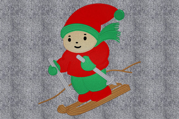 Christmas Kid Embroidery: A Designer's Review for Boutique Sweatshirts