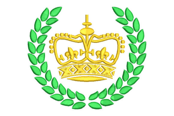 Crown with Shield Embroidery for Seasonal Appeal