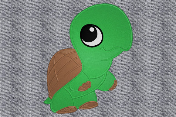 Cute Turtle: A Boutique Sweatshirt Embroidery Design Review