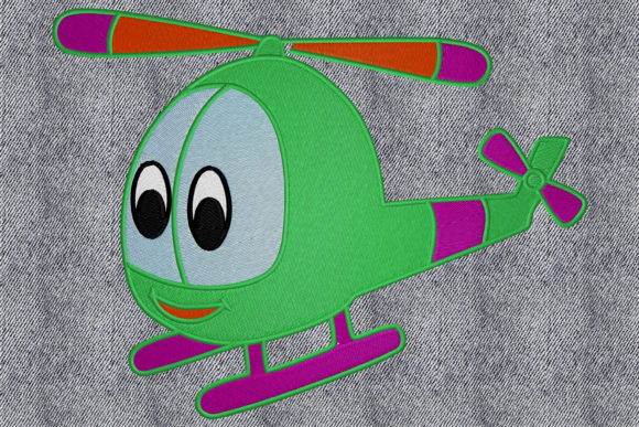 Evaluating the Happy Helicopter Embroidery Design for Market Success