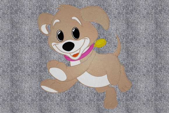 From Digital File to Finished Sweatshirt: Evaluating the Running Puppy Embroidery Design