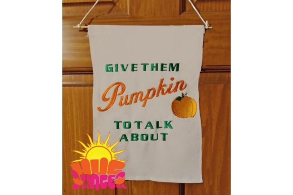 Give Them Pumpkin: A Sweet & Cozy Embroidery Design for Personalized Gifts