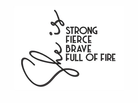 She is Strong Embroidery Design: A Designer's Review