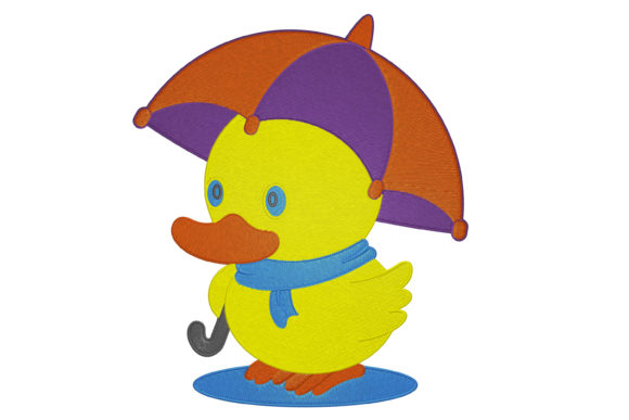 Why Duck in the Rain is a Perfect Embroidered Gift